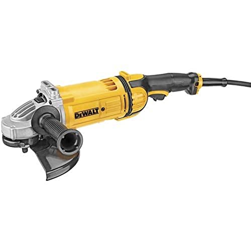 DEWALT Angle Grinder, 9-Inch, 4.7-HP, 6,500 RPM, With Dust Ejection System, Corded (DWE4559N)