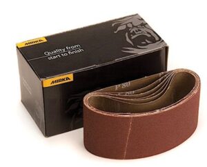 mirka 4x24 hiolet-x portable belt 150grit (sold 10 per pack)