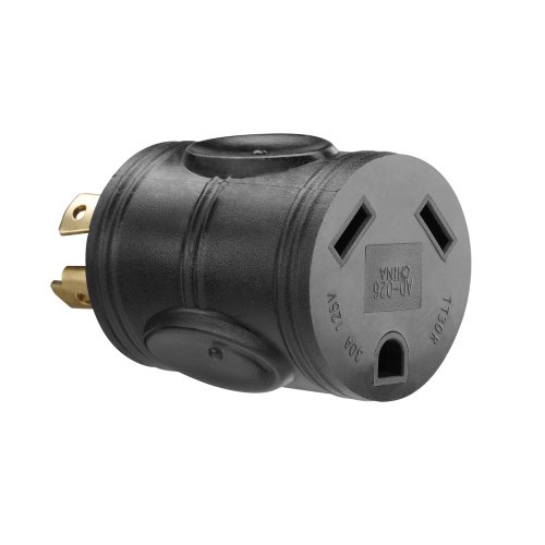 PowerFit PF923077 120-volt 3-Prong Male Plug Adapter Twist for 30-Amp Female Connector