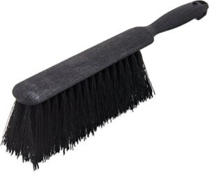 sparta flo-pac counter, bench brush bench brush, counter brush with polypropylene block for cleaning, 8 inches, black, (pack of 12)