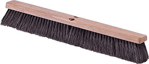 SPARTA Tampico Floor Sweep, Floor Brush for Cleaning, 24 Inches, Black