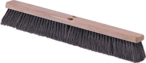 SPARTA Tampico Floor Sweep, Floor Brush for Cleaning, 24 Inches, Black