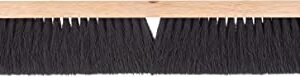 SPARTA Tampico Floor Sweep, Floor Brush for Cleaning, 24 Inches, Black