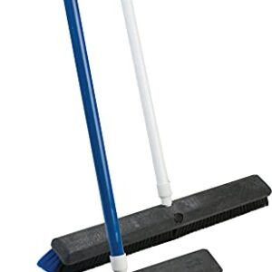 SPARTA Flo-Pac Plastic Broom Head, Omni Sweep for Cleaning, 24 Inches, Black