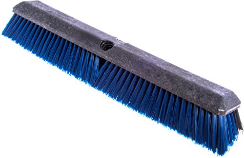 SPARTA Flo-Pac Plastic Broom Head, Omni Sweep for Cleaning, 24 Inches, Black