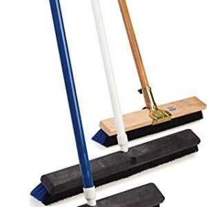 SPARTA Flo-Pac Plastic Broom Head, Omni Sweep for Cleaning, 24 Inches, Black