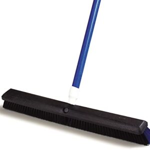 SPARTA Flo-Pac Plastic Broom Head, Omni Sweep for Cleaning, 24 Inches, Black