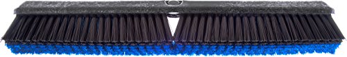 SPARTA Flo-Pac Plastic Broom Head, Omni Sweep for Cleaning, 24 Inches, Black