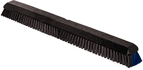 SPARTA Flo-Pac Plastic Broom Head, Omni Sweep for Cleaning, 24 Inches, Black