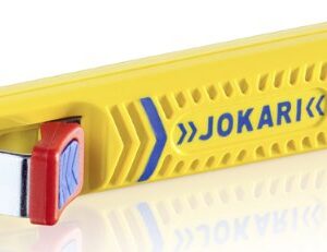 Jokari 10160 Secura Cable Stripping Knife for All Standard Round Cables, No. 16, 13.2cm L x 2.9cm W x 3.5cm H