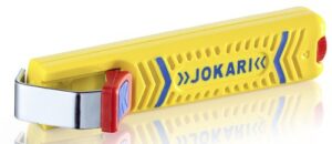 jokari 10270 secura cable stripping knife for all standard round cables, no. 27, 13.2cm l x 2.9cm w x 3.5cm h