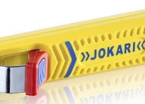 Jokari 10270 Secura Cable Stripping Knife for All Standard Round Cables, No. 27, 13.2cm L x 2.9cm W x 3.5cm H