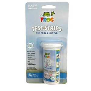 FROG Test Strips for Pools and Hot Tubs, Quick and Easy Pool and Hot Tub Test Strips, Designed to use with FROG Water Care Products