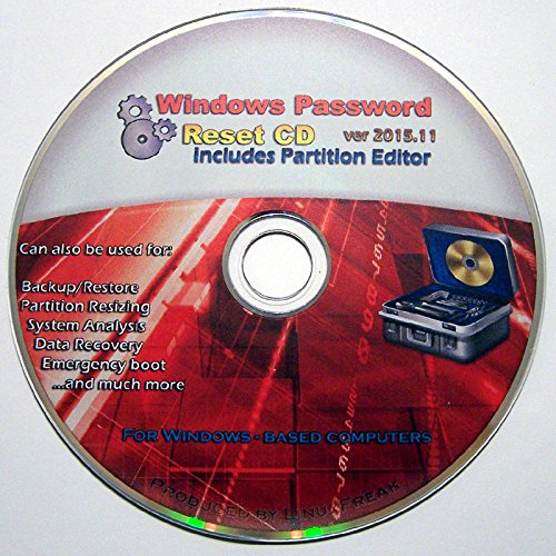 Password Reset and Data Recovery Tools for use with Windows