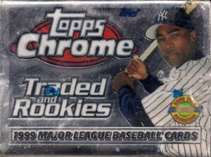 1999 topps chrome baseball rookie and traded factory sealed box set
