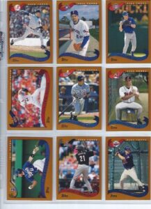 2002 topps traded baseball set 165 cards no shortprints