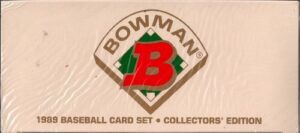 1989 bowman tiffany baseball factory sealed complete set 484 cards griffey jr. rookie