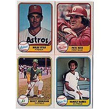 1981 fleer baseball complete near mint to mint 660 card set featuring rookie cards of harold baines, kirk gibson, danny ainge (celtics!) and many others!