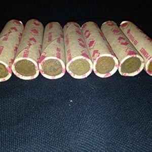 Unsearched Wheat Penny Shot Gun Roll w/ Indian Head Cent Ends Old Us Coin Shotgun Lot