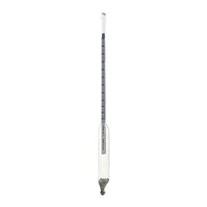 thermco gw2511x plain form salt brine hydrometer, sodium chloride % by weight, 0 to 26.5% range, 0.5° division