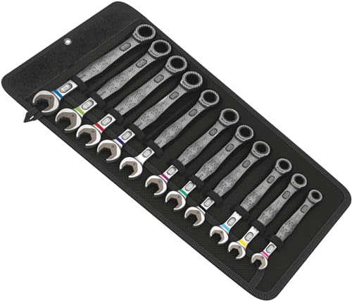 Wera 05020013001 6000 Joker , 1 Set of ratcheting Combination Wrenches, 11 Pieces