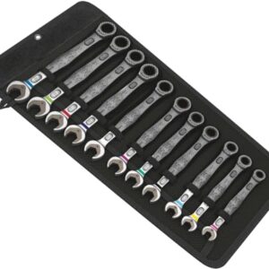 Wera 05020013001 6000 Joker , 1 Set of ratcheting Combination Wrenches, 11 Pieces