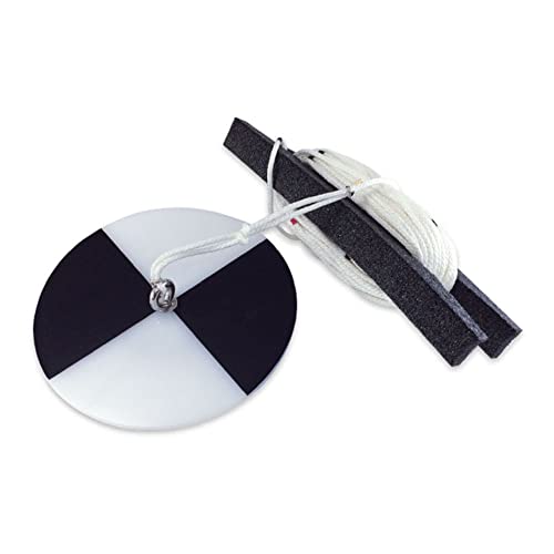 LaMotte 0171-CL Secchi Disk with Black and White Quadrants and Calibrated Line