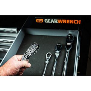 GEARWRENCH 3/8" Drive 120XP Flex Head Teardrop Ratchet 11-1/2" - 81215P