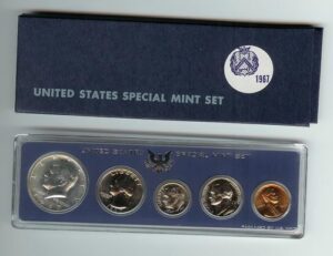 1967 special us mint proof coin set