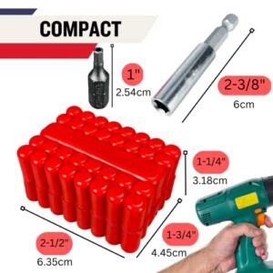 ARTESIA TOOL 33 Pc Security Bit Tamper Proof & Resistant Set | Chrome Vandium Construction | Includes SAE Hex, Metric Hex, Star Bits, Torq, Spanner, and Triwing for Multi-Purpose Use