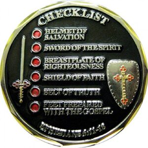 Christian Soldier Checklist Challenge Coin (Eagle Crest 2493)