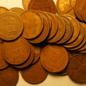 Lincoln Roll of Wheat Cent 1920 to 1929 P - S and D mintmarks
