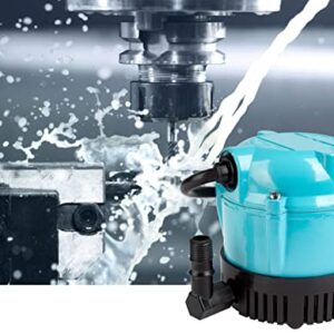 Little Giant 500203, 1-A 115 Volt, 1/200 HP, 170 GPH Small Submersible Permanently Oiled Pump for Fountain, Water Displays and Air Conditioners, 6-Foot Cord, Blue,