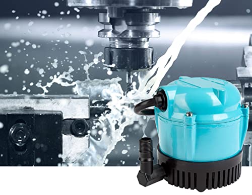 Little Giant 500203, 1-A 115 Volt, 1/200 HP, 170 GPH Small Submersible Permanently Oiled Pump for Fountain, Water Displays and Air Conditioners, 6-Foot Cord, Blue,