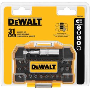 dewalt screwdriver set, security, 31-piece (dwax200)