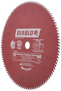 freud d12100x 100 tooth diablo ultra fine circular saw blade for wood and wood composites, 12-inch