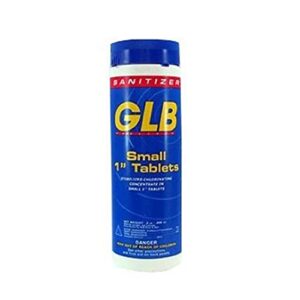 glb 71250a 1-inch chlorine sanitizing tablets, 2-pound, small