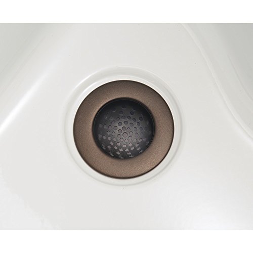 iDesign Axis Kitchen Sink Drain Strainer - Bronze