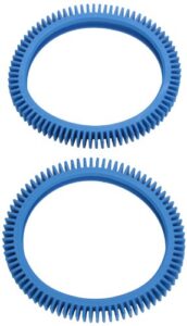 poolvergnuegen 896584000-082 2-pack blue standard back tire replacement for pool cleaners
