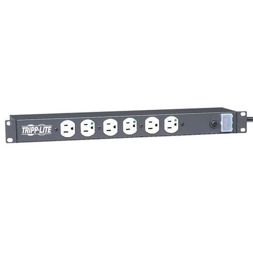 Tripp Lite RS1215-HG - Power strip ( rack-mountable ) - AC 120 V - 12 output connector(s) - 1U - 19"