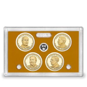2013-s proof presidential dollar 4-coin set - no box