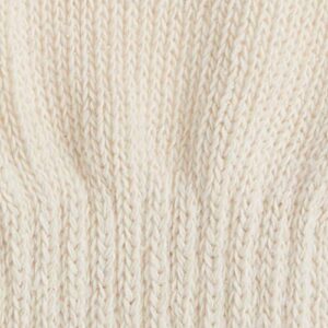 Liberty Glove & Safety K4517Q/L Cotton/Polyester Regular Weight Plain Seamless Knit Glove with Elastic String Knit Wrist, Large, Natural White (Pack of 12)