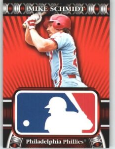 2010 topps hta exclusive access limited edition baseball card # hta - 3 mike schmidt - philadelphia phillies - mlb trading card