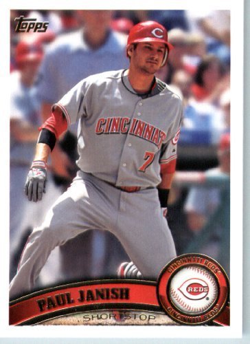 2011 Topps Baseball Card #358 Paul Janish - Cincinnati Reds - MLB Trading Card (Series 2)