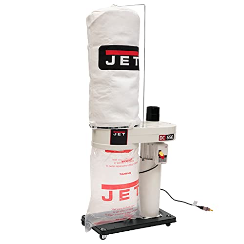 JET DC-650MK Dust Collector, 5-Micron Bag Filter, 650 CFM, 1 HP, 1Ph 115/230V (708642MK)