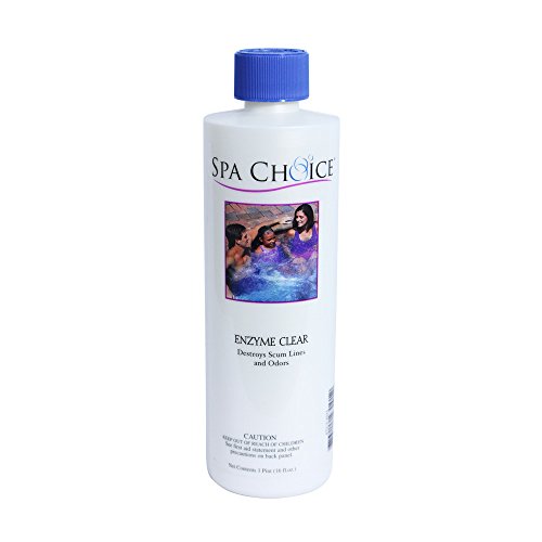 SpaChoice 472-3-1011 Enzyme Clear Cleaning Solution for Spas and Hot Tubs, 1-Pint