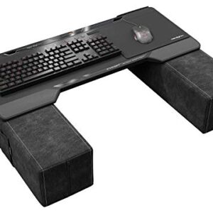 Couchmaster CYCON² Black Edition - Couch Gaming Desk for Mouse & Keyboard (for PC, PS4/5, Xbox One/Series X), Ergonomic lapdesk for Couch & Bed