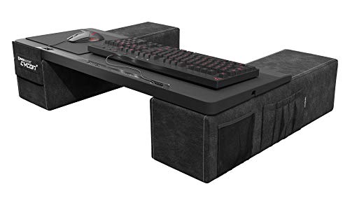 Couchmaster CYCON² Black Edition - Couch Gaming Desk for Mouse & Keyboard (for PC, PS4/5, Xbox One/Series X), Ergonomic lapdesk for Couch & Bed