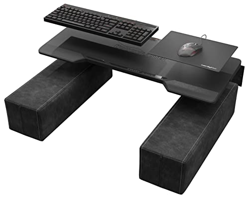 Couchmaster CYCON² Black Edition - Couch Gaming Desk for Mouse & Keyboard (for PC, PS4/5, Xbox One/Series X), Ergonomic lapdesk for Couch & Bed