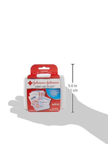 JOHNSON & JOHNSON First Aid to Go Kit 12 Items 1 Each (Pack of 2)